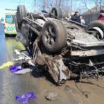 incalcarea regulamentului circulatiei rutiere, viteza excesiva, accident rutier peresecina, raionul orhei accident, masina s-a rasturnat