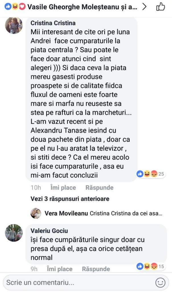 Internauții îl critică pe Andrei Năstase, spectacol ieftin facut de Năstase, Năstase fără bodyguard, într-o țară plină de bodyguarzi, Andrei Nastase la Piața Centrală