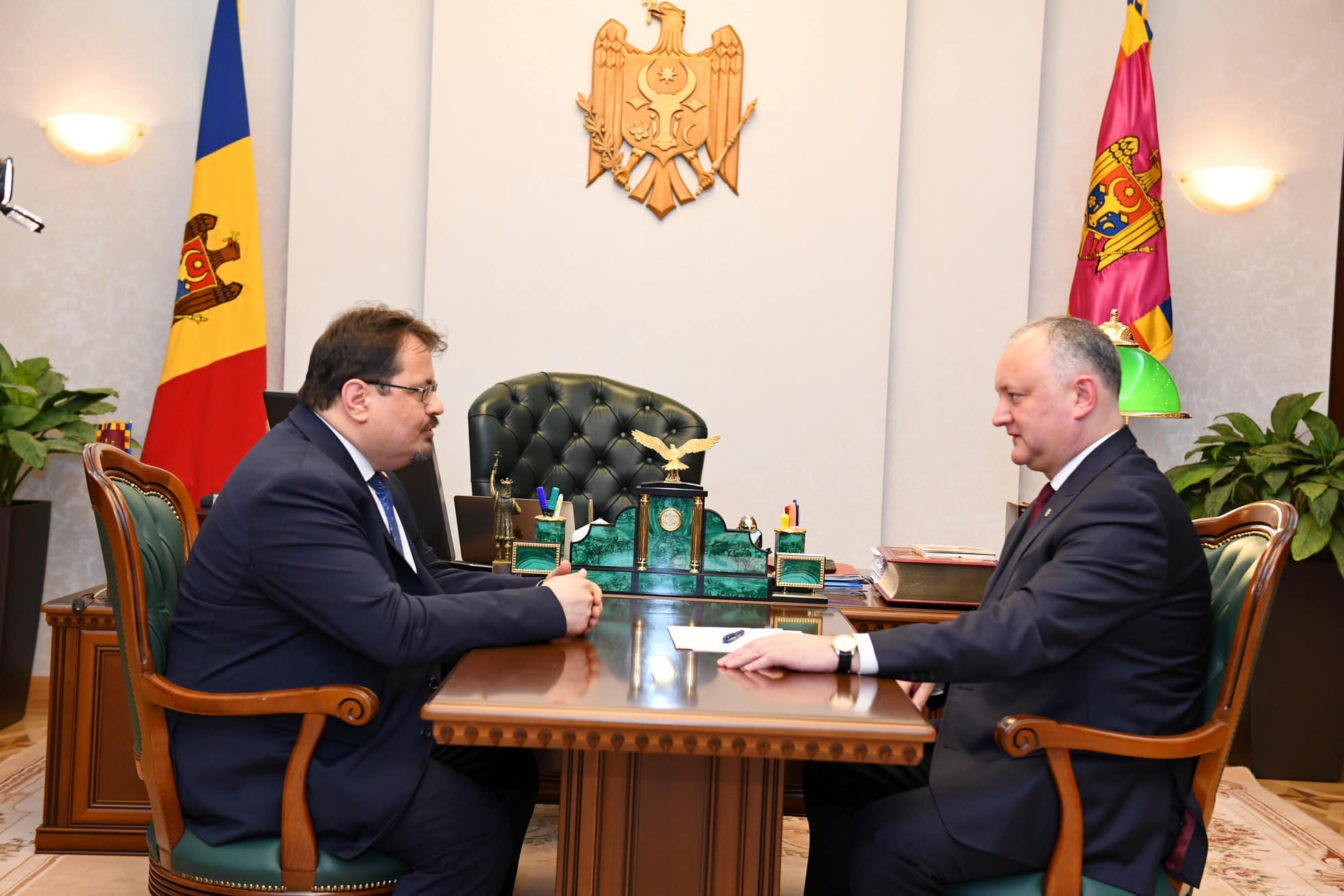 Președintele Dodon a avut o întrevedere cu Şeful Delegaţiei UE în Moldova, Ce au discutat, psrm dodon, socialistii ion ceban, vlad plahotniuc pdm, democratii candu filip, integrare europeana, geopolitica europa de est, chisinau bruxelles moscova,