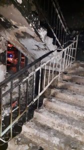 Incendiu Scara Blocului, Buiucani strada Pelivan