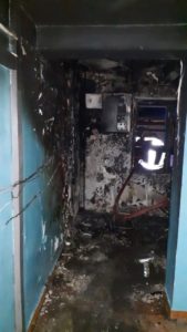 Incendiu Scara Blocului, Buiucani strada Pelivan