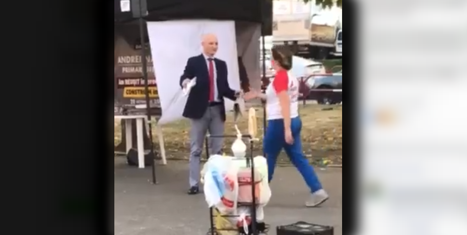 Dorin Istrati, vicepretor Ciocana, Chișinău, Municipiu, Alegeri, Campanie elctorală, Încălcări electorale, Împarte Pliante, Blocul ACUM, Codul Electoral, Funcție de demnitate publică,