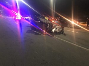 Accident, Ford Fiesta, Viaduct