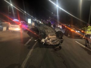 Accident, Ford Fiesta, Viaduct