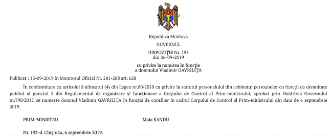 Natalia Gavrilița, ACUM, PAS, Maia Sandu