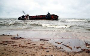 Navă moldovenească, eșuată, Odessa