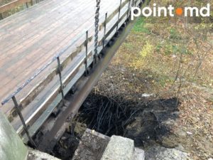 Podul Îndrăgostiților, Parcul Valea Trandafirilor