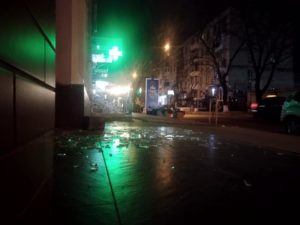 Geam stricat la PCCOCS