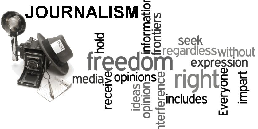 Jurnalism, Liberatatea jurnalistilor