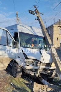 Microbuz, accident Leova, Tomai