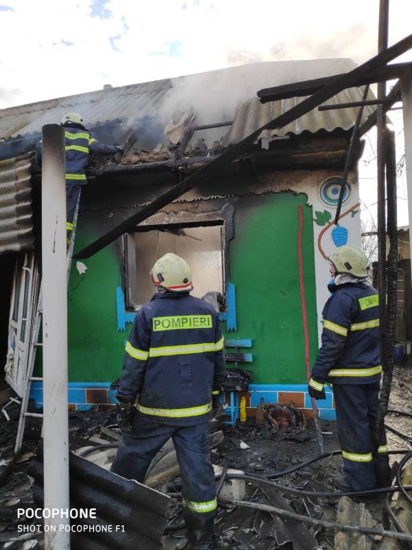 Incendiu, Telenești, Sărata Galbenă