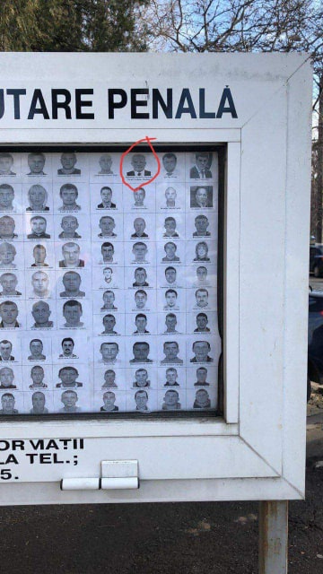 Panoul cu persoanele aflate în căutare, Vlad Plahotniuc, poza fostului lider PD