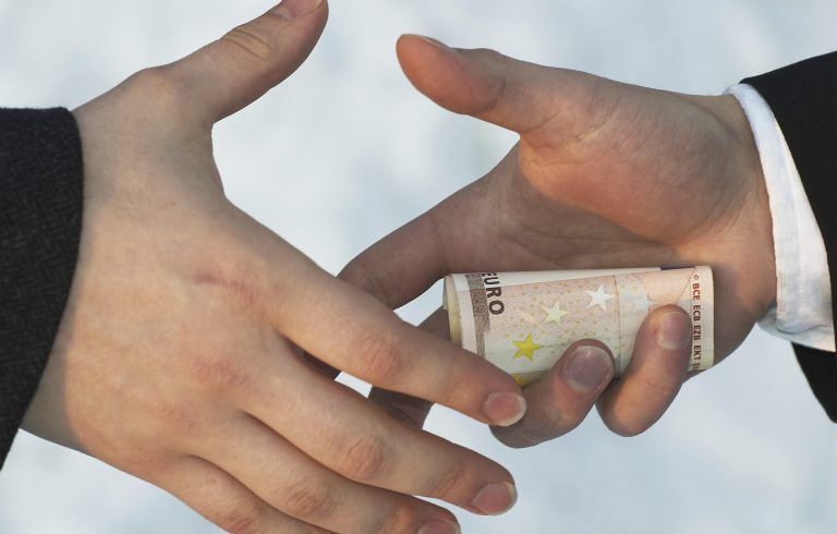 Mită, Euro, CNA, Hâncești