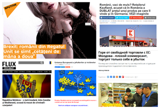 Colaj cu cele mai virale știri din România și R. Moldova pe tema „subjugării prin prețuri” de către Uniunea Europeană, răspândite de site-uri afiliate direct sau indirect propagandei pro-Kremlin