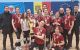 Echipa orașului Ialoveni sărbătorind victoria la Campionatul raional de volei 2026