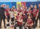 Echipa orașului Ialoveni sărbătorind victoria la Campionatul raional de volei 2026