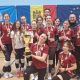 Echipa orașului Ialoveni sărbătorind victoria la Campionatul raional de volei 2026