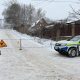 Accesul pe o stradelă din Chișinău a fost restricționat temporar din cauza ninsorii