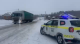 Camion oprit pe drum alunecos în satul Gordinești, raionul Edineț, din cauza poleiului