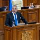 Renato Usatîi vorbind în Parlament despre unitatea pentru educație, cultură, tineret și sport