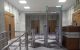 Turnichete electronice și detectoare de metale la intrarea în Judecătoria Chișinău, sediul Centru