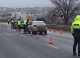 ANTA inspectors counting vehicles at Chișinău's entry and exit points to analyze traffic congestion and plan road improvements