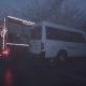Autospecială de pompieri blocată pe drum din cauza poleiului în Ulmu, Ialoveni, în timpul unui incendiu