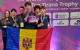 Gabriel Derenov ținând medalia de aur la Grand Prix-ul European de Taekwondo 2026