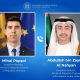 Mihai Popșoi a discutat cu omologul său din Emiratele Arabe Unite despre atacurile cu rachete și situația cetățenilor moldoveni