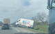 Un camion a derapat pe traseul Bălți–Chișinău și ajuns în șanț