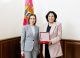Maia Sandu s-a întâlnit cu Salomé Zourabichvili și i-a înmânat „Ordinul Republicii"