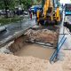 Avarie la o conductă Termoelectrica în sectorul Centru din Chișinău. Apa a inundat carosabilul de pe strada Inculeț