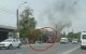 O locomotivă a luat foc în apropierea stației Visterniceni din Chișinău