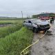 Accident în Ialoveni: Un șofer a ieșit cu mașina de pe traseu, în apropiere de Costești