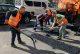 FOTO // Chișinăul în șantier: Peste 4 mii de m² de drumuri reparate și mii de metri de marcaj rutier aplicat într-o săptămână
