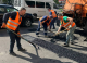FOTO // Chișinăul în șantier: Peste 4 mii de m² de drumuri reparate și mii de metri de marcaj rutier aplicat într-o săptămână