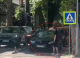 Șoferi surprinși circulând pe pista pentru bicicliști din centrul Chișinăului. Poliția a aplicat amenzi