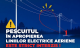 Nu pescuiți în apropierea liniilor electrice aeriene