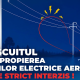 Nu pescuiți în apropierea liniilor electrice aeriene