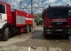 FOTO // Un incendiu a izbucnit la un depozit de materiale de construcții pe strada Industrială din Chișinău