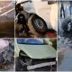 O șoferiță a lovit 11 autoturisme într-o parcare din România
