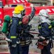 Incendiu într-o clădire părăsită din centrul Chișinăului. Patru echipaje de pompieri au intervenit de urgență