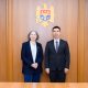 Viceprim-ministrul Mihai Popșoi a discutat cu Kirsten Joppe despre cooperarea cu Misiunea UE în Moldova