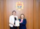 FOTO // Carolina Perebinos a primit copiile scrisorilor de acreditare ale ambasadorului Austriei în Moldova, Martina Hermann