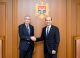 FOTO // Valeriu Mija a avut o întrevedere de rămas-bun cu ambasadorul Canadei în Republica Moldova