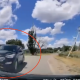 VIDEO // O șoferiță a fost amendată după ce a provocat o situație de risc în trafic la Bulăiești, raionul Orhei
