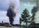 Incendiu în Chișinău: Patru echipaje de pompieri au intervenit pentru stingerea flăcărilor