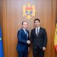 Mihai Popșoi a avut o întrevedere de rămas-bun cu șeful Oficiului Consiliului Europei la Chișinău, Falk Lange