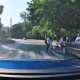 VIDEO // Un bărbat de 35 de ani amendat după ce nu a acordat prioritate pietonilor în sectorul Buiucani al capitalei